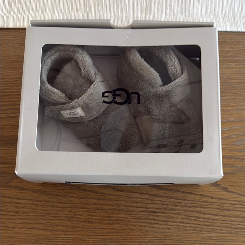 UGG Gray Baby Booties